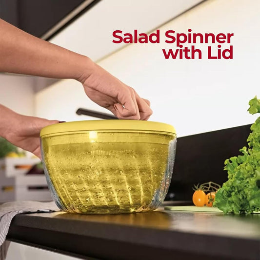 Guzzini Twist & Dry Salad Spinner, Blue 170900134