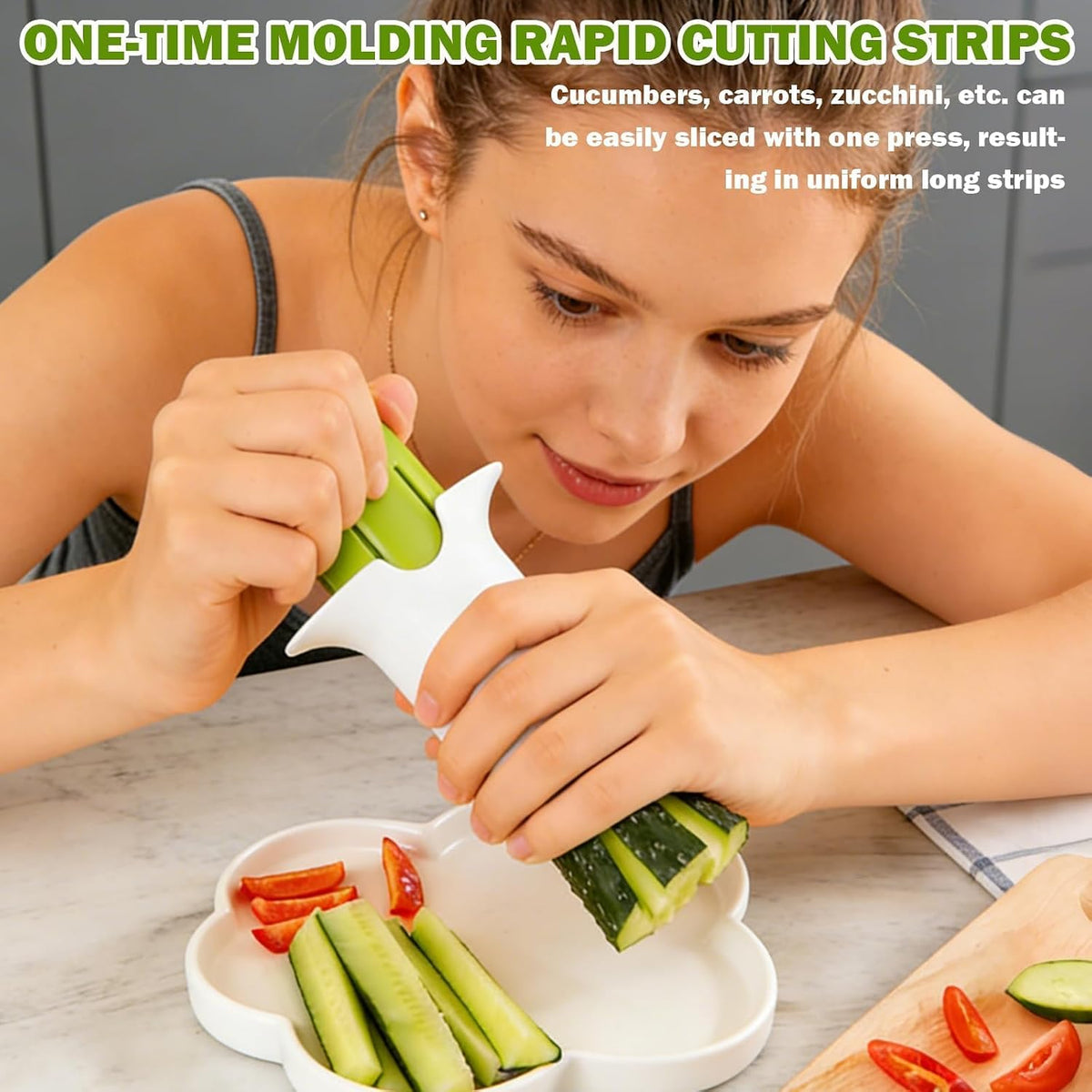 Grape Cutter,Strawberry Slicer,Cucumber Cutter,Grape Slicer,Easy Salad Maker, Cheese Grater For Kitchen,Carrot Cutter Multi Purpose Fruit & Vegetable Cutter,Perfect For Healthy Snacks And Baby Food