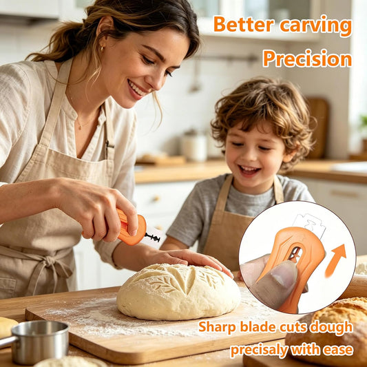 Magnetic Bread Lame, Upgraded Scoring Tool with 10 Razor Blades