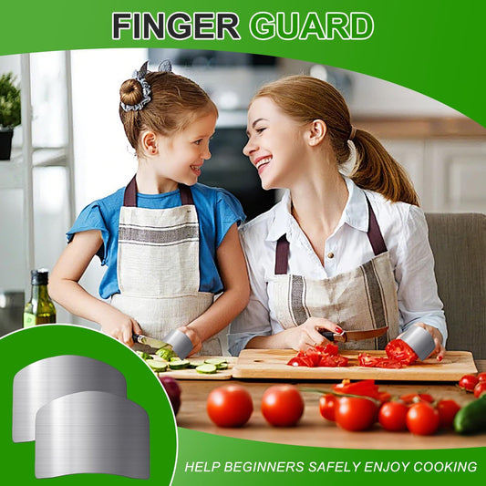 Stainless Steel Finger Guard,Universal Adjustable Finger Guard Protector Finger Guards,Finger Guards For Cutting Food For Cutting, Chopping, Dicing, Slicing
