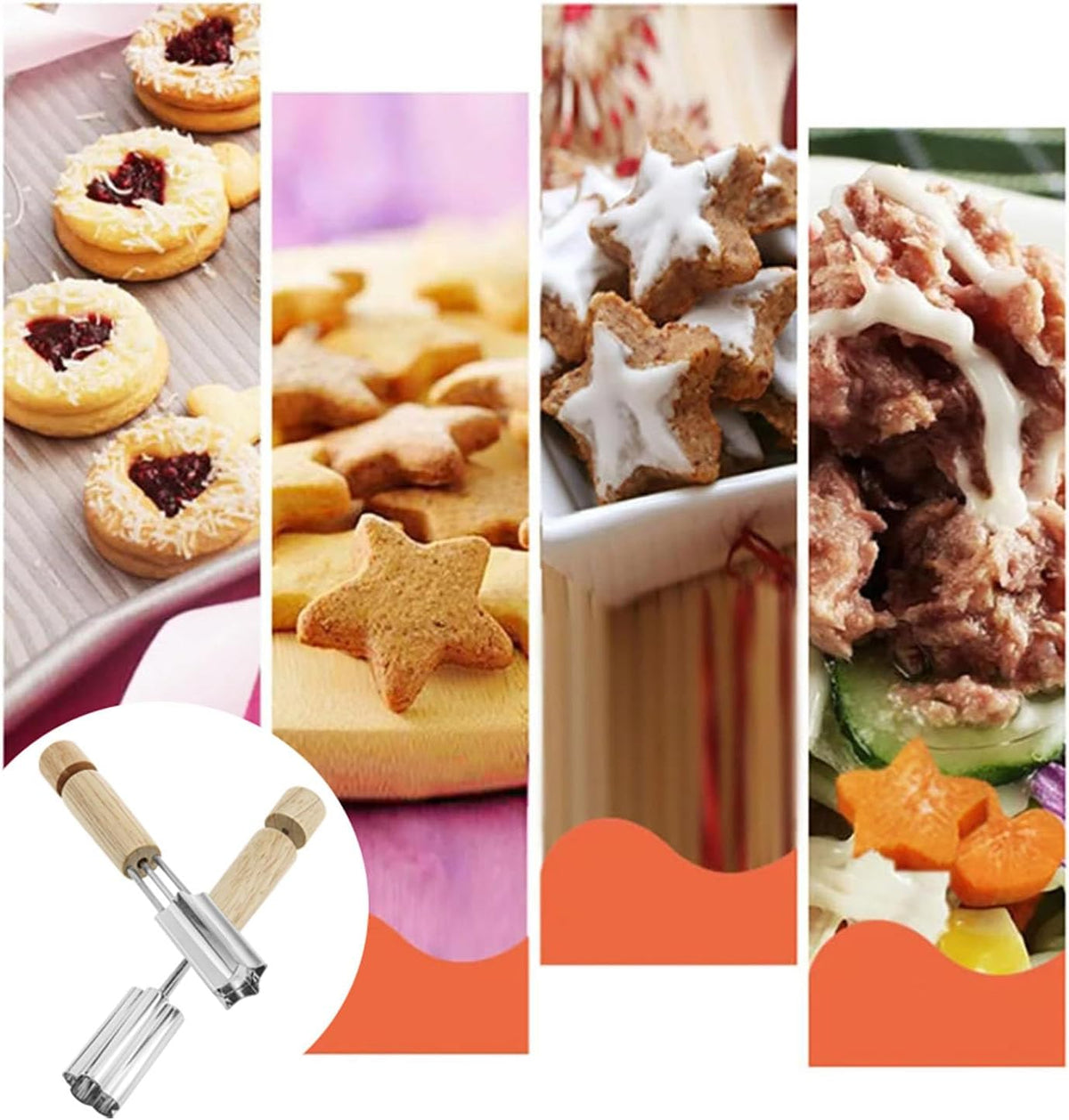 2PCS Stainless Steel Cupcake Core Remover
