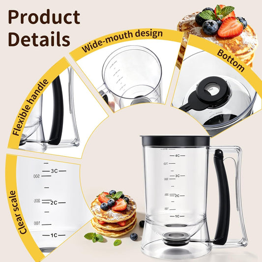 Pancake Dispenser Compatible with Blackstone, Pancake Batter Dispenser