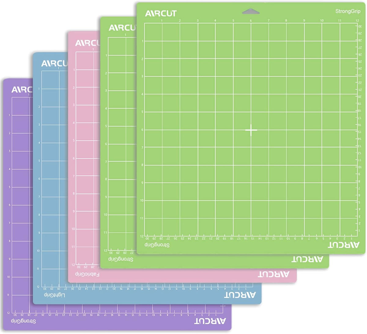 AIRCUT Cutting Mat for Cricut Maker and Explore Series, Blue Grip Mats