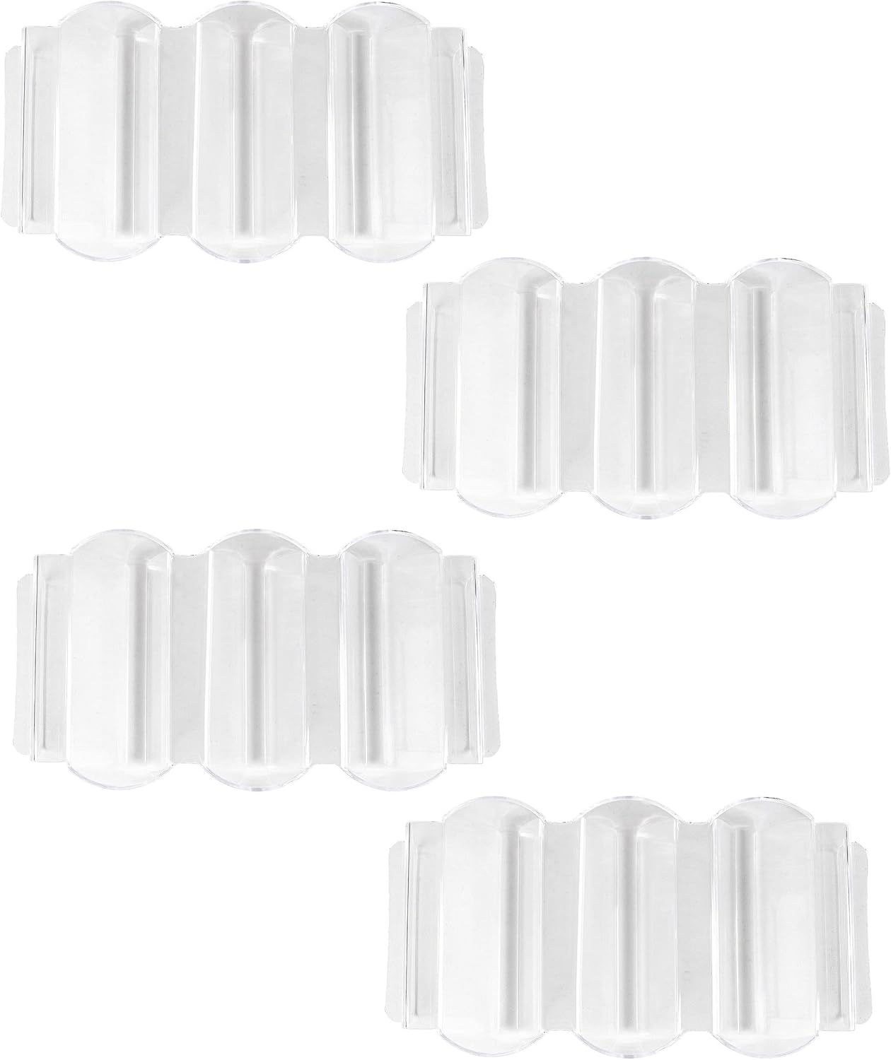 7Penn Taco Shells Holder Set of 4 - Toppings Tray to Taco Holder Stand Divided Serving Trays for Party and Dinner