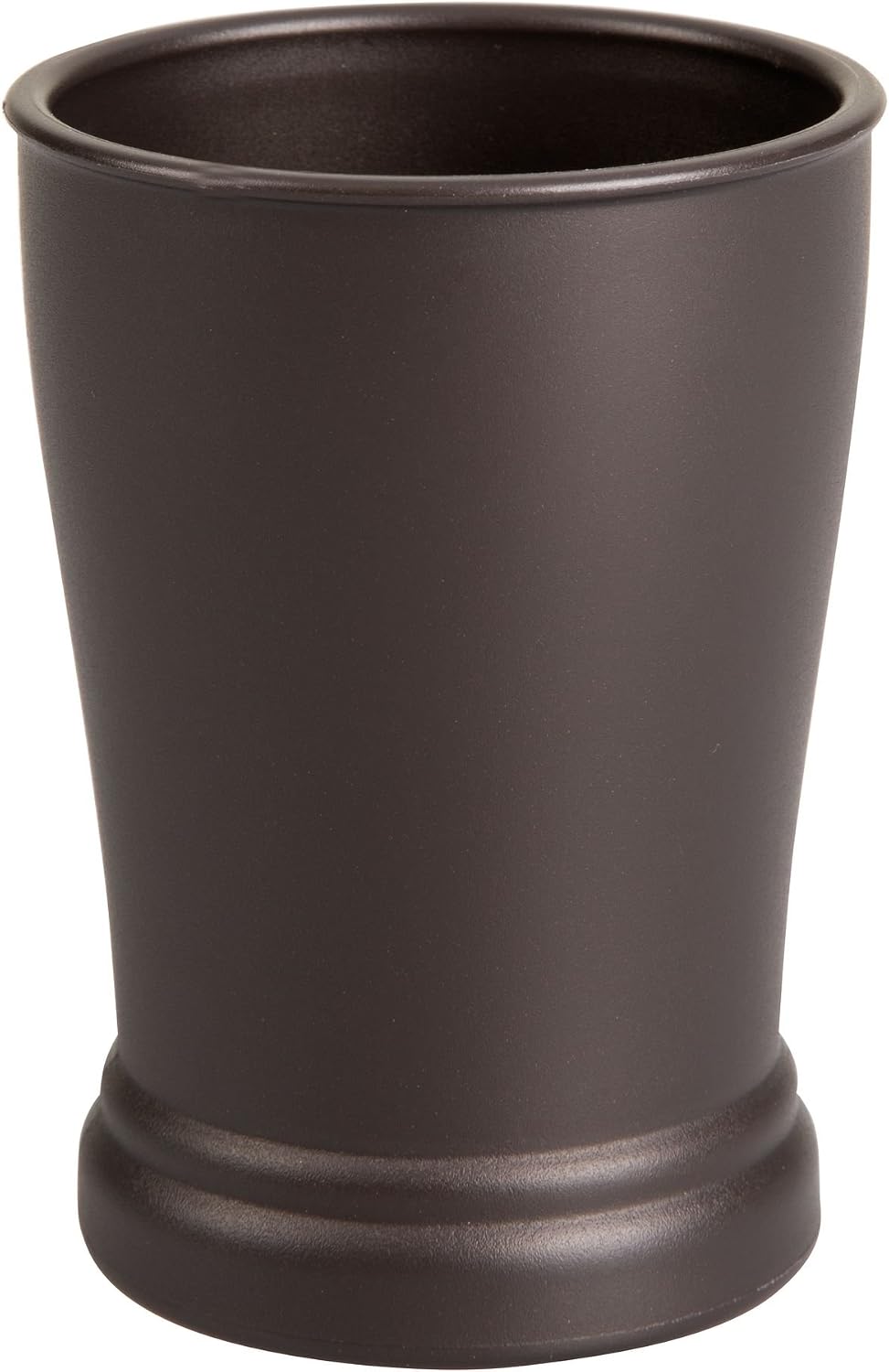 iDesign Tumbler Cup for Bathroom Organization, The Kent Collection, 3" x 3" x 4.25", Bronze (Pack of 2)