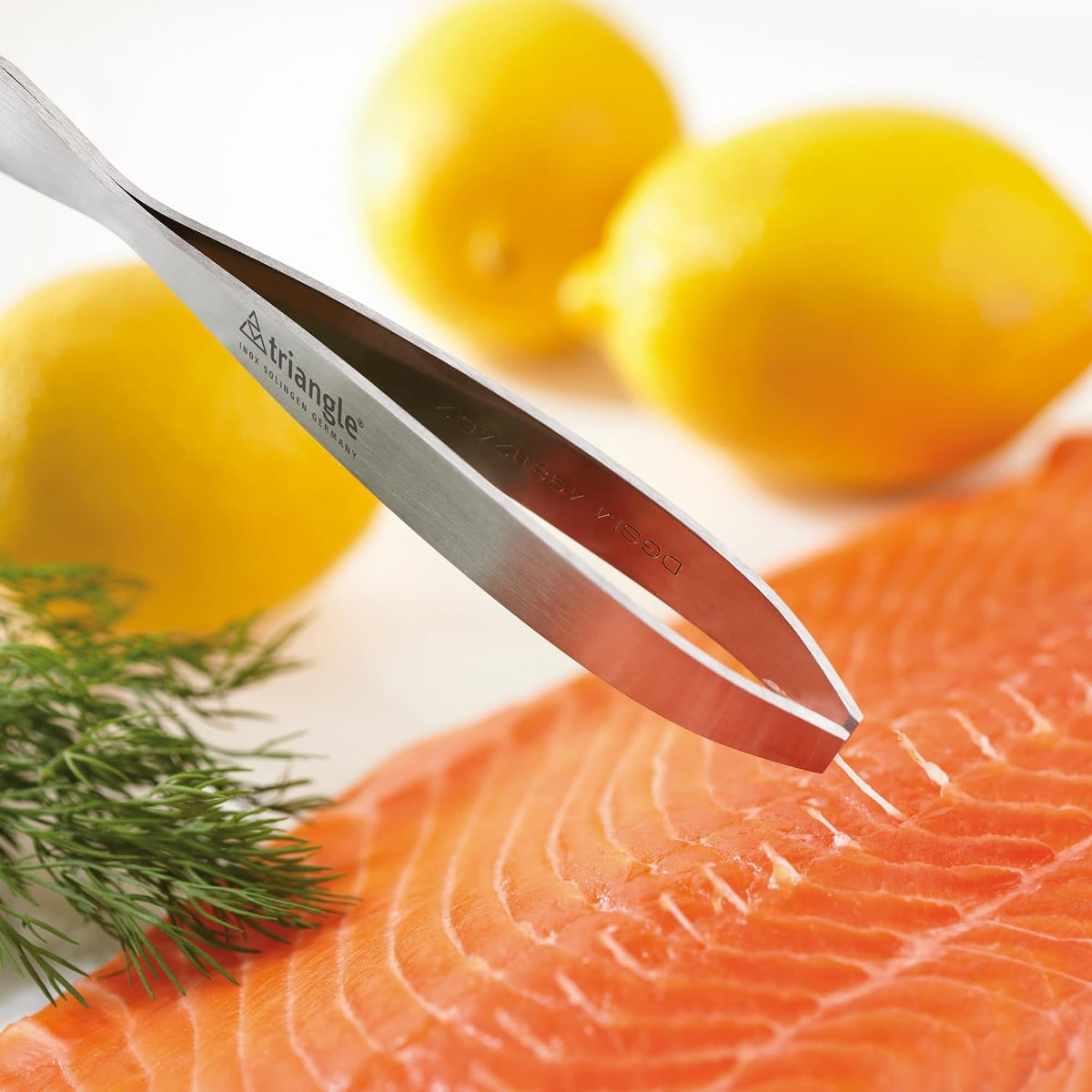 triangle Fishbone Tweezers - Stainless Steel