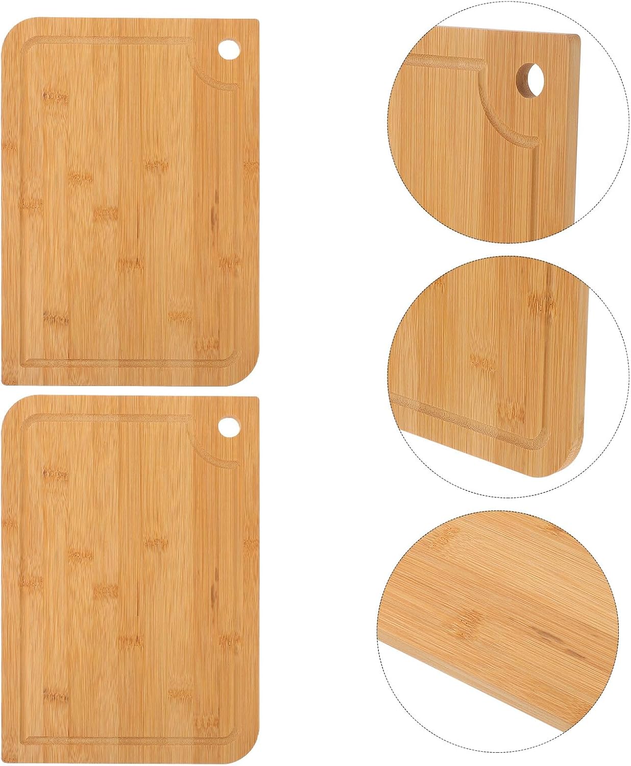 BESPORTBLE 2pcs Cutting Boards Non-slip Kneading and Chopping Mats for Kitchen Fruit Meat Vegetable Food Safe Boards