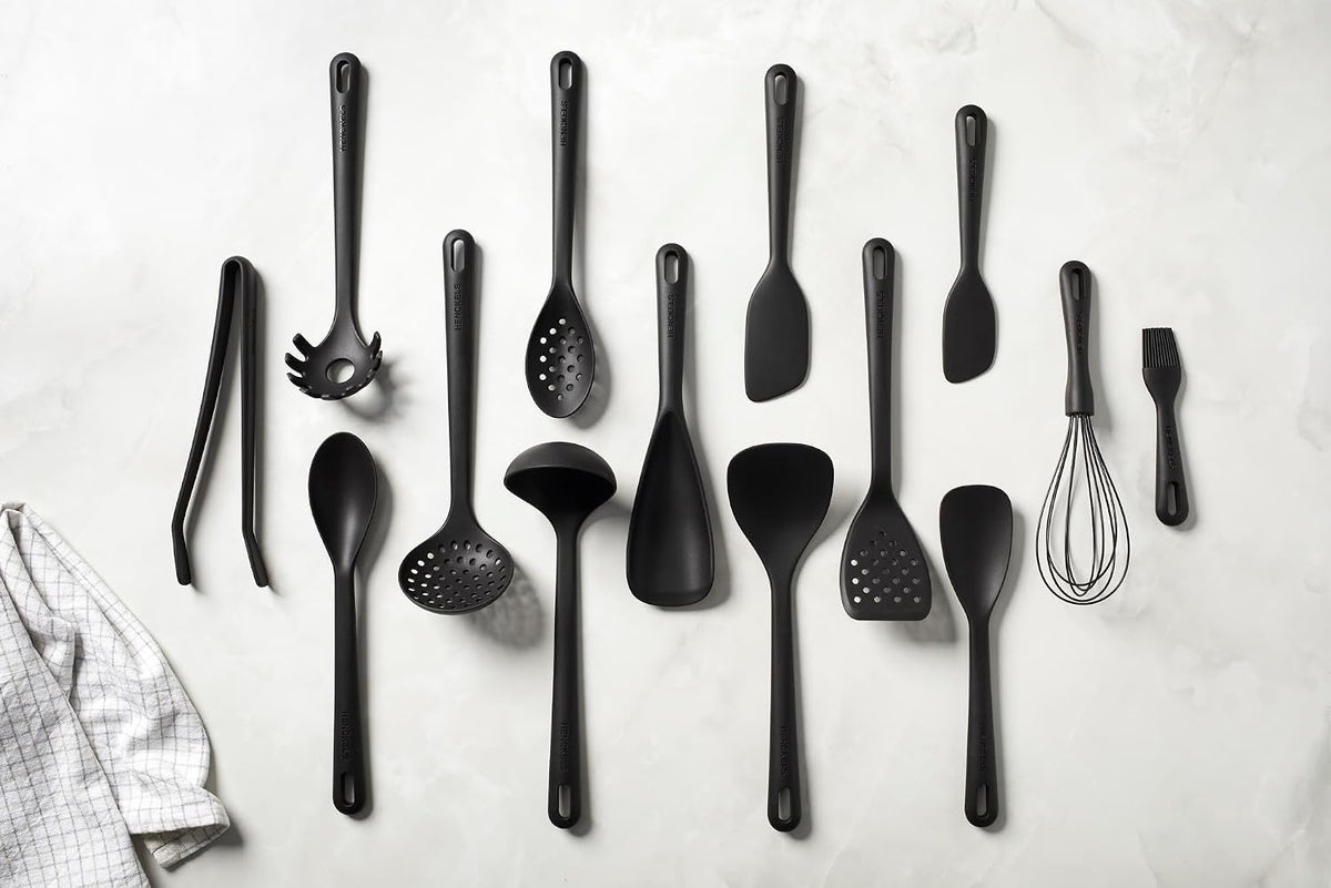 HENCKELS Silicone Onyx Cooking Utensil, Multipurpose Spoon Spatula