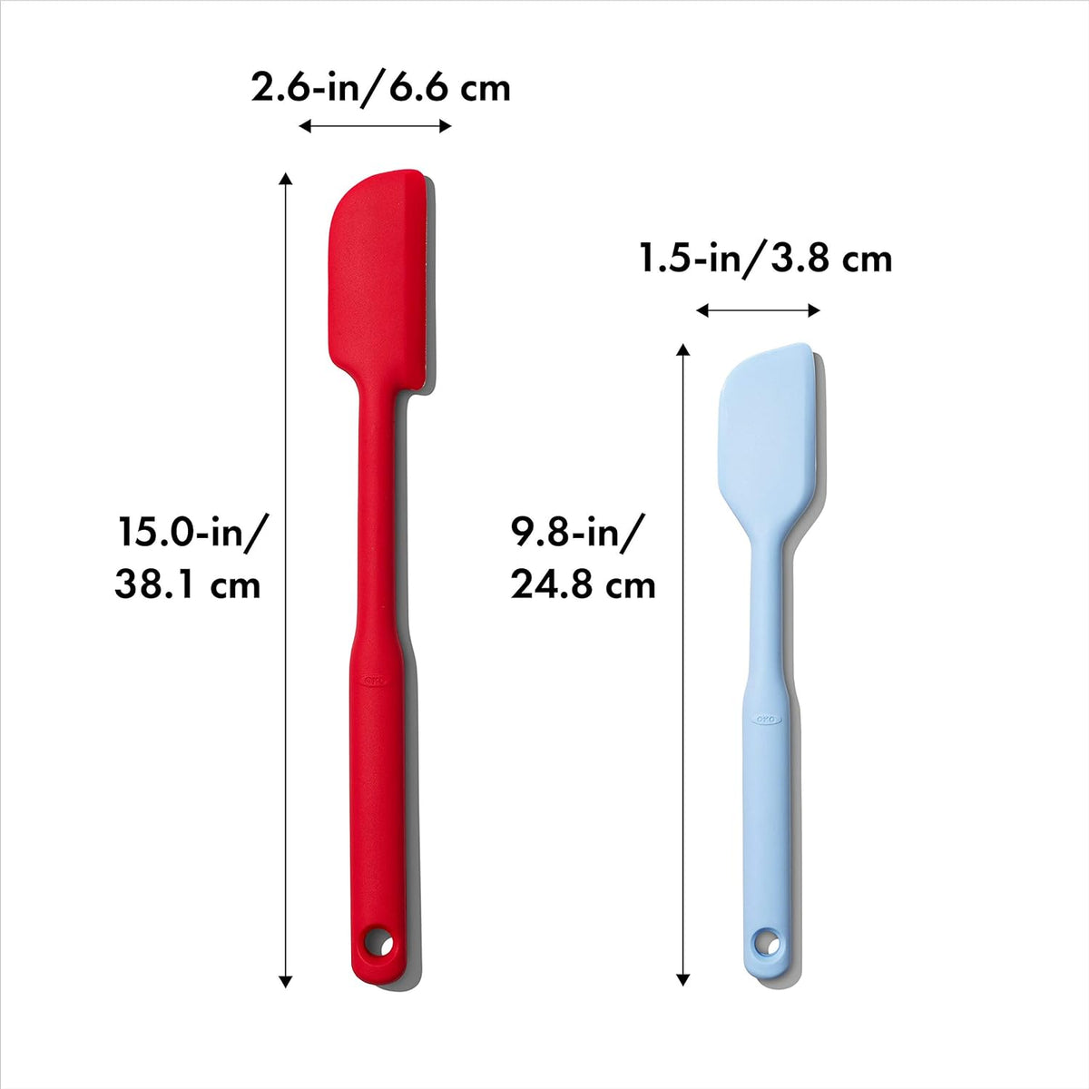 OXO Good Grips Silicone Heat Resistant Spatula Set -, Multicolor