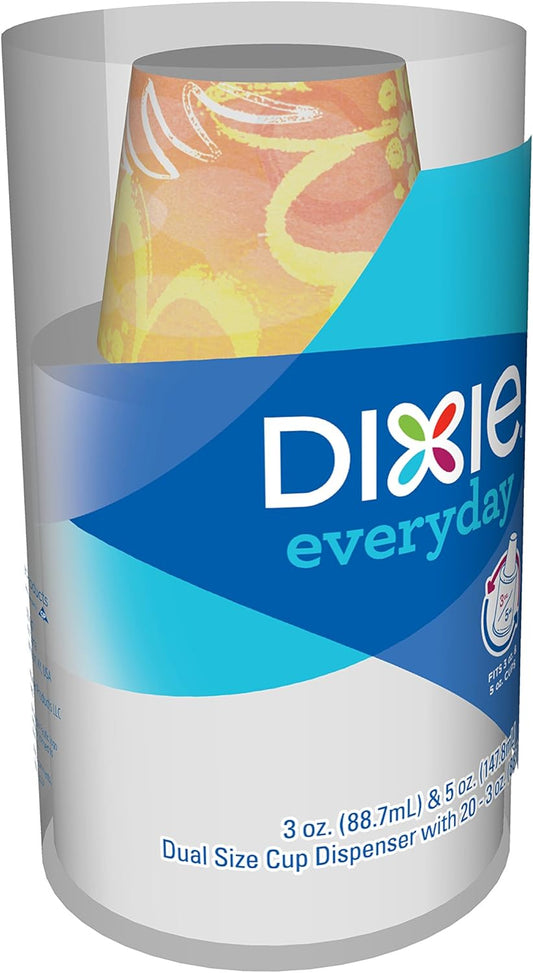 Dixie Disposable Paper Cup Dispenser, For 3 Ounce or 5 Ounce Bath Cups