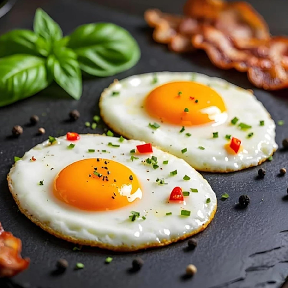 Egg Rings 3.5 Inch Pack of 4 with Silicone Handle