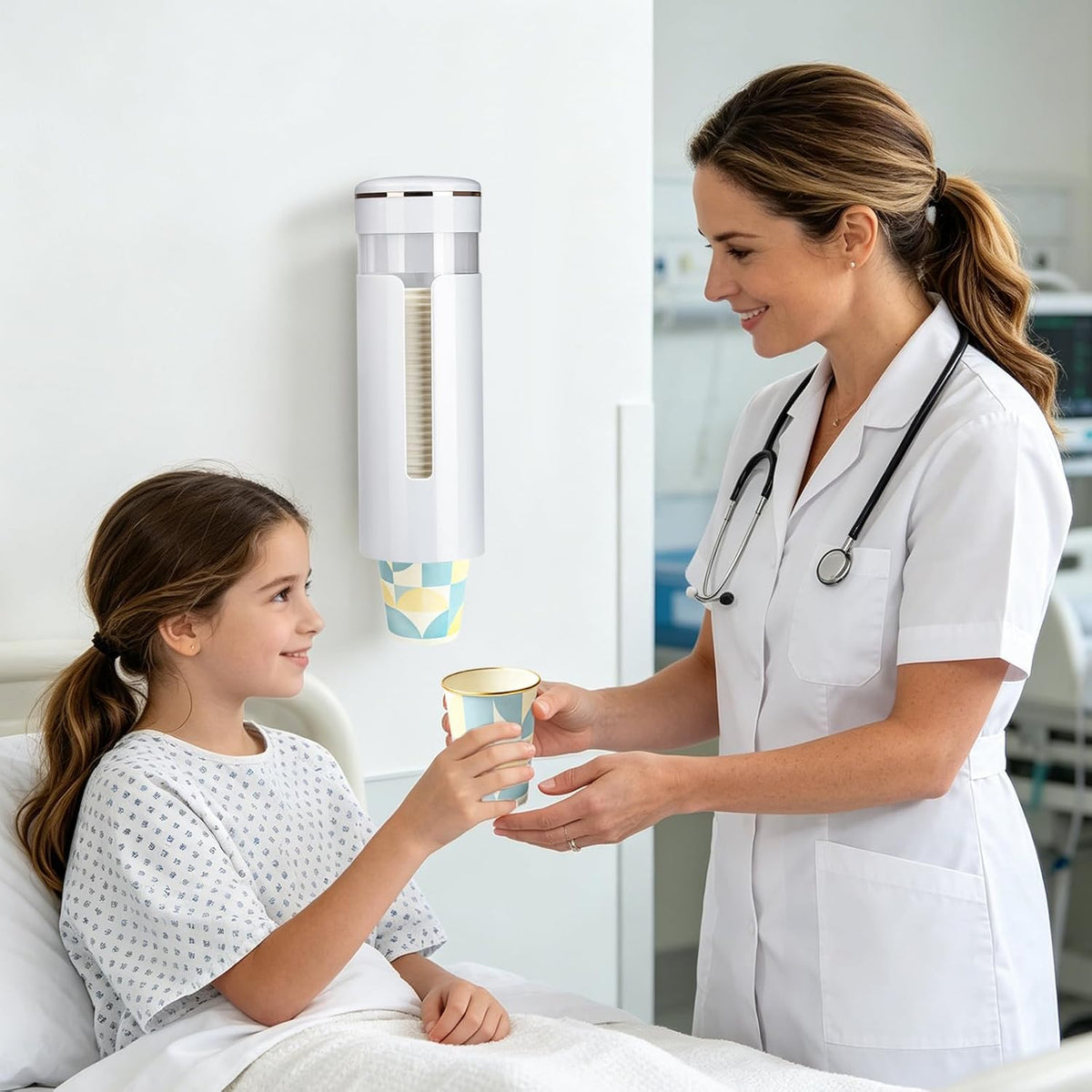 Cup Dispenser, Wall Mount Water Cooler Cup Dispenser