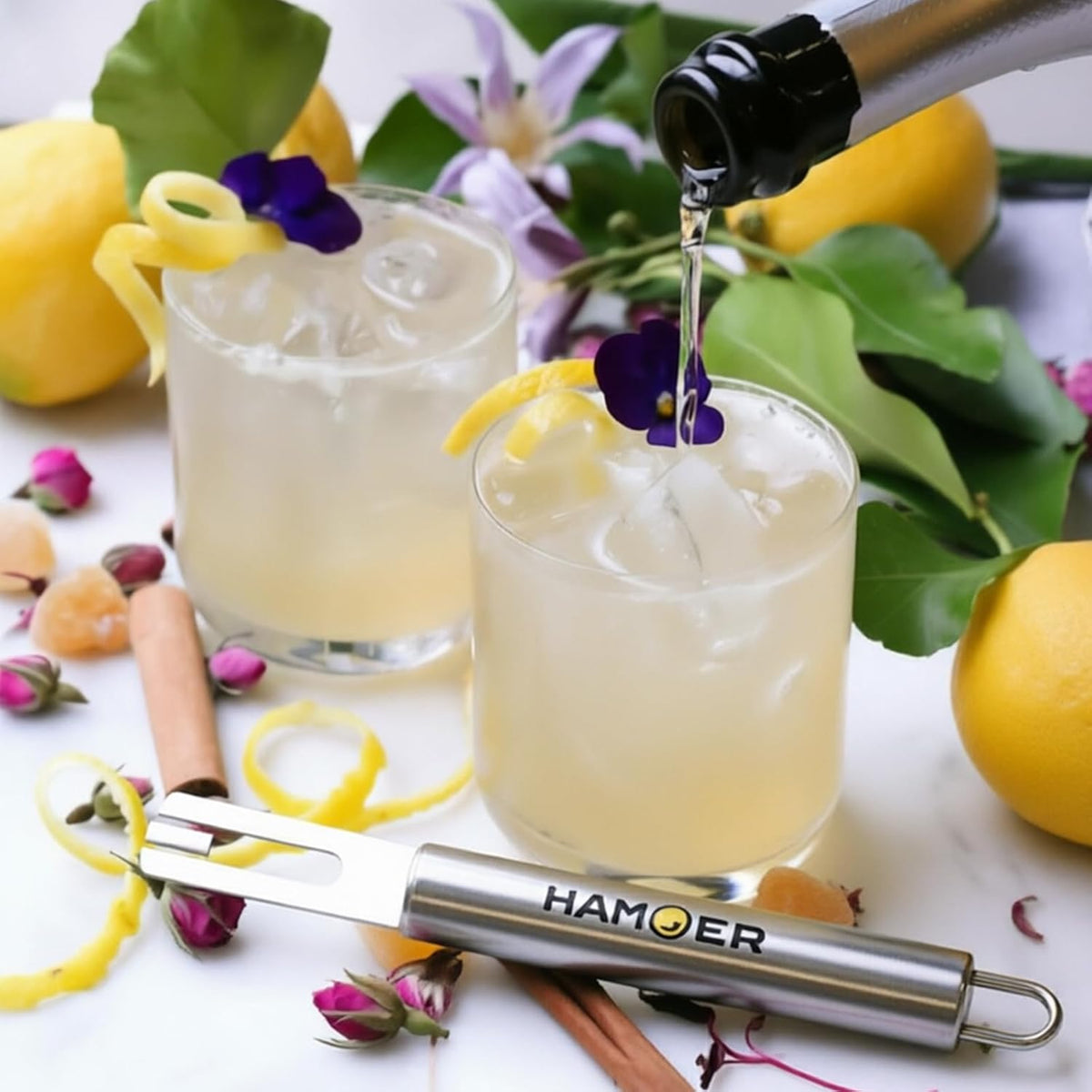 Chef-level Citrus Channel Knife U-Shaped Stainless Steel Blade