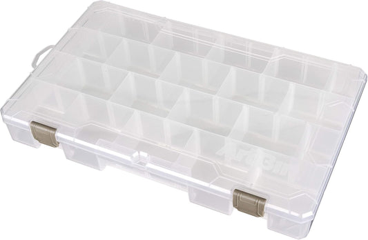 ArtBin Large Solutions Box Clear Art & Craft Organizer with Dividers - Plastic Storage Case for Convenient and Versatile Storage - Ideal for Various Craft Supplies