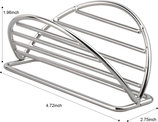 Taco Holders Stand Stainless Steel Taco Rack Tray Stand Up Holder Kitchen Set for Tortillas, Burritos, Parties & Restaurants (Taco Holder)