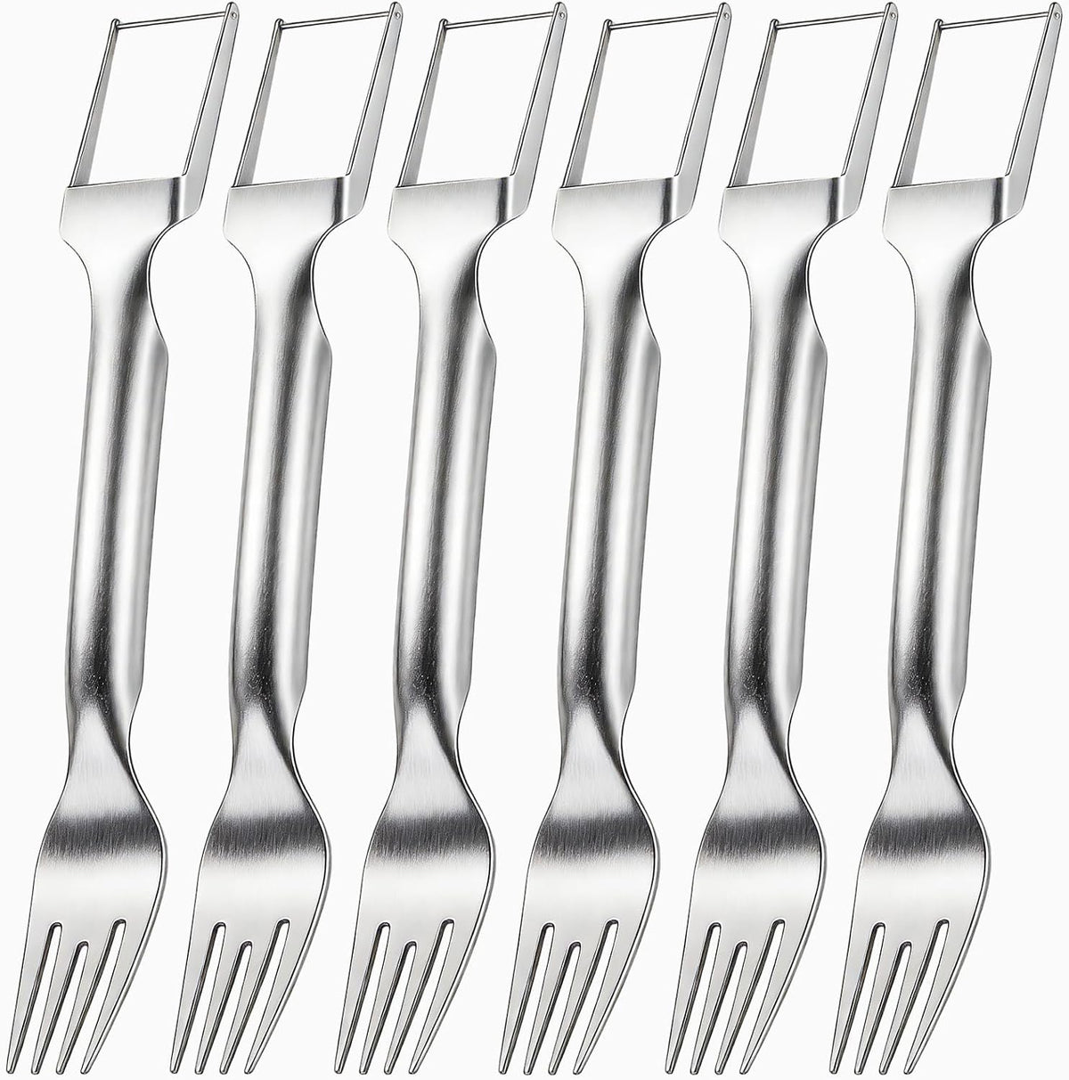 Watermelon Cutter Slicer,2-in-1 Stainless Steel Fruit Fork for Home Kitchen