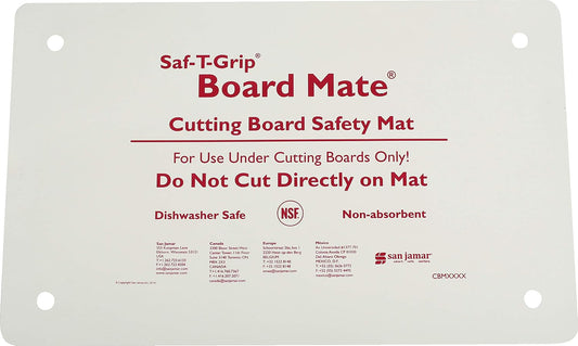 Carlisle FoodService Products CBM1016 Saf-T-Grip Board-Mate Nonslip Cutting Board Mat, 16" Width x 10" Height (Pack of 1)