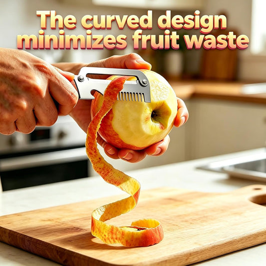 Vegetable Peeler, Multifunctional Vegetable Peeler, Stainless Steel Peeler, Peelers for Kitchen (Color-2PCS)
