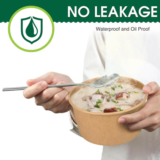 Ginkgo 30 oz Disposable Meal Prep Containers with Lids