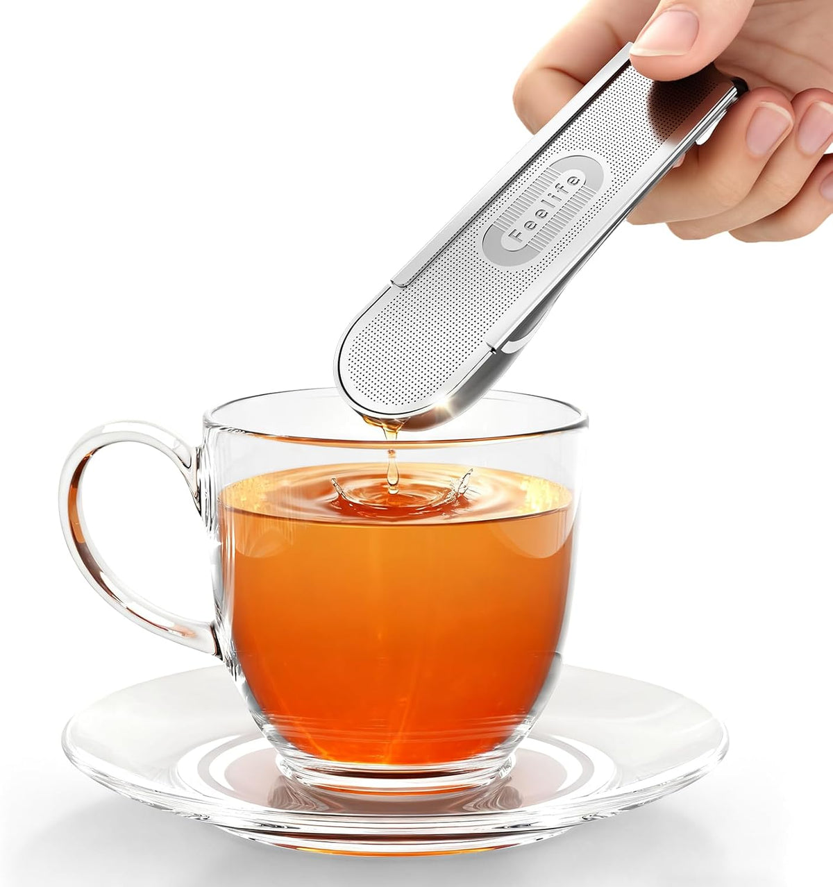 2-in-1 Tea Scoop Infuser for Loose Leaf Tea Strainer Fine Mesh