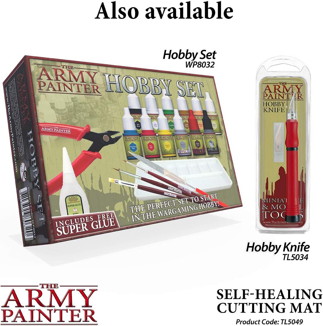 The Army Painter, Self-Healing Cutting Mat, Double Sided PVC Non-Slip, A4