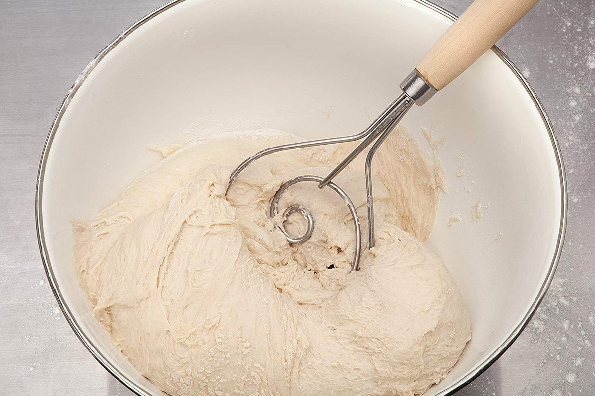Mrs. Anderson’s Baking 6-Wire Pastry Cutter and Dough Blender, Stainless Steel with Wood Handle