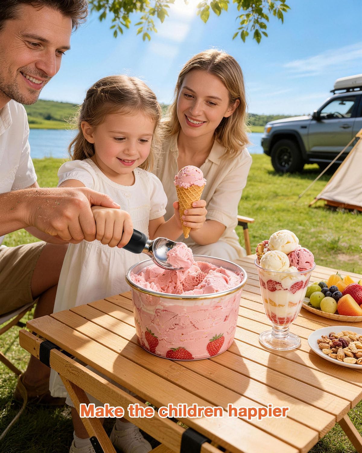 Electric Heated Ice Cream Scoop for Hard Ice Cream with Ergonomic Handle