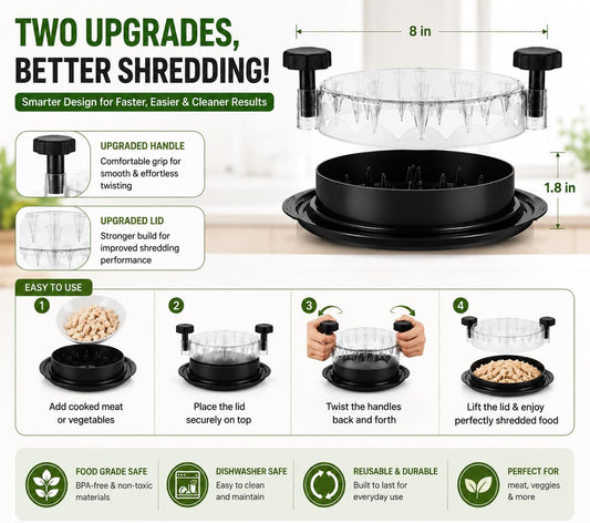 Chicken Shredder Tool Twist Large, Meat Shredder for Chicken, Meat & Beef