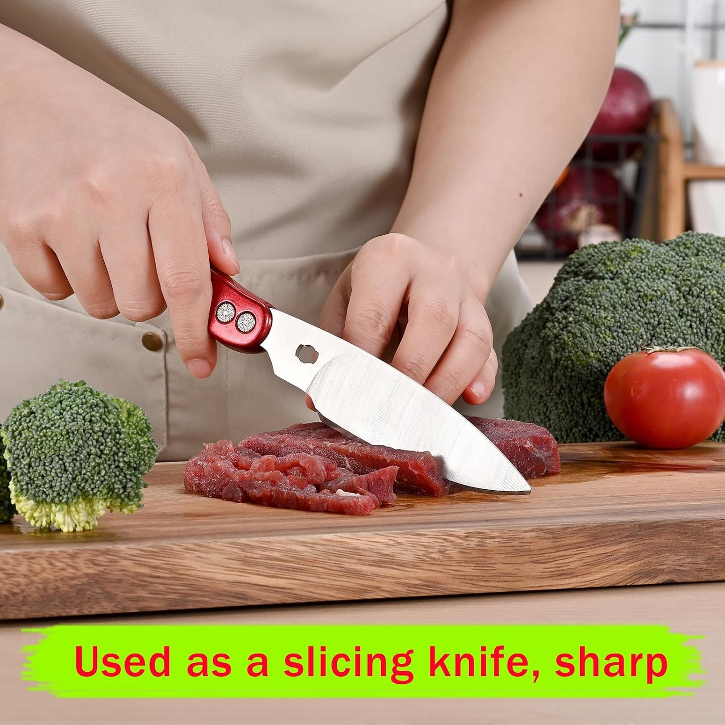 poultry shears Kitchen scissors for Chicken Can Be Used as a Knife, Dishwasher safe, Effortlessly cuts through cartilage, featuring a built-in spring mechanism.Can be used as a present(Black)