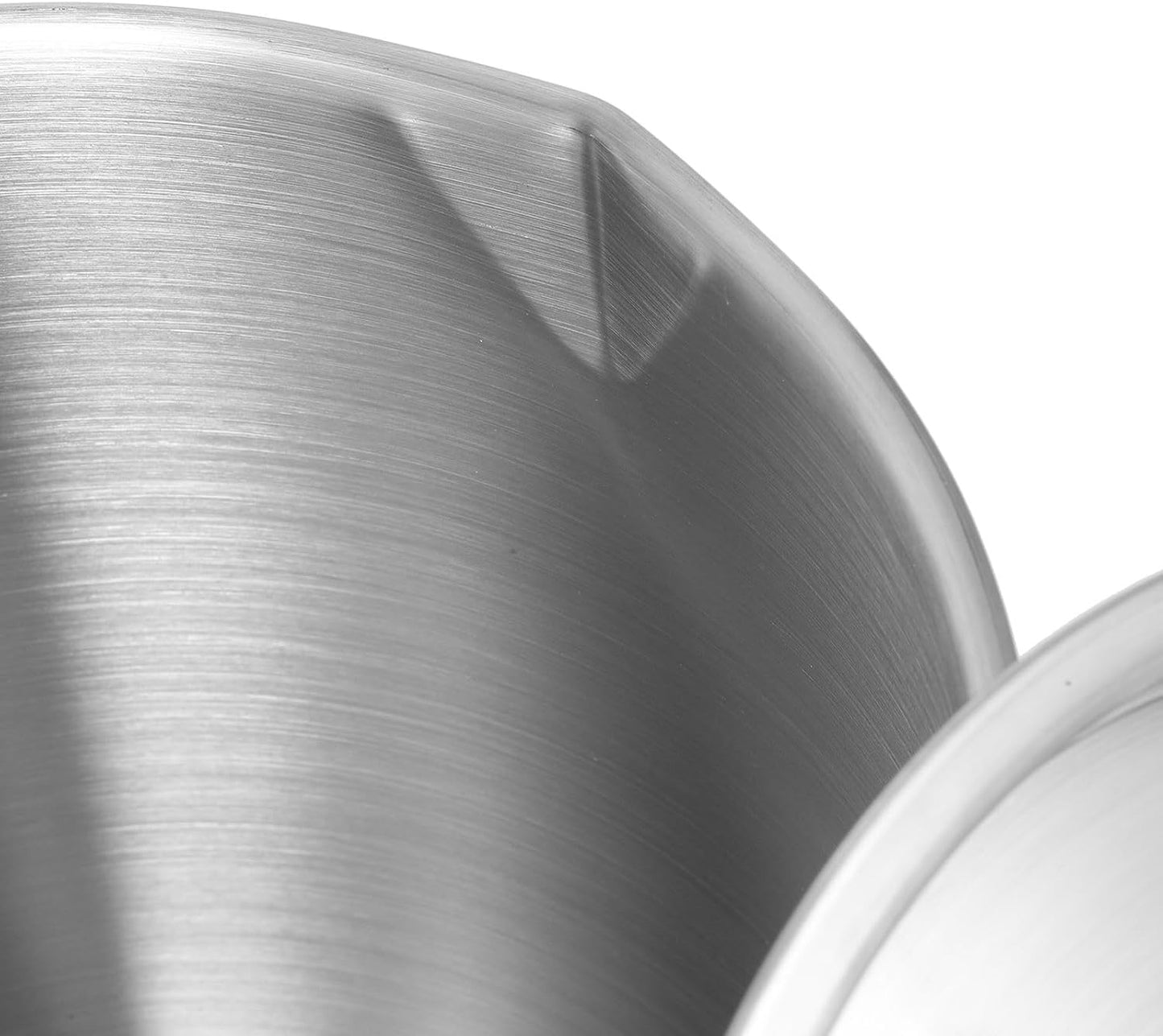 Stainless Steel Mixing Bowl with Lid, 19cm Deep Batter and Salad Bowl, 304 Food-grade Steel with Handle, Anti-splash Design for Kitchen Baking and Cooking Use
