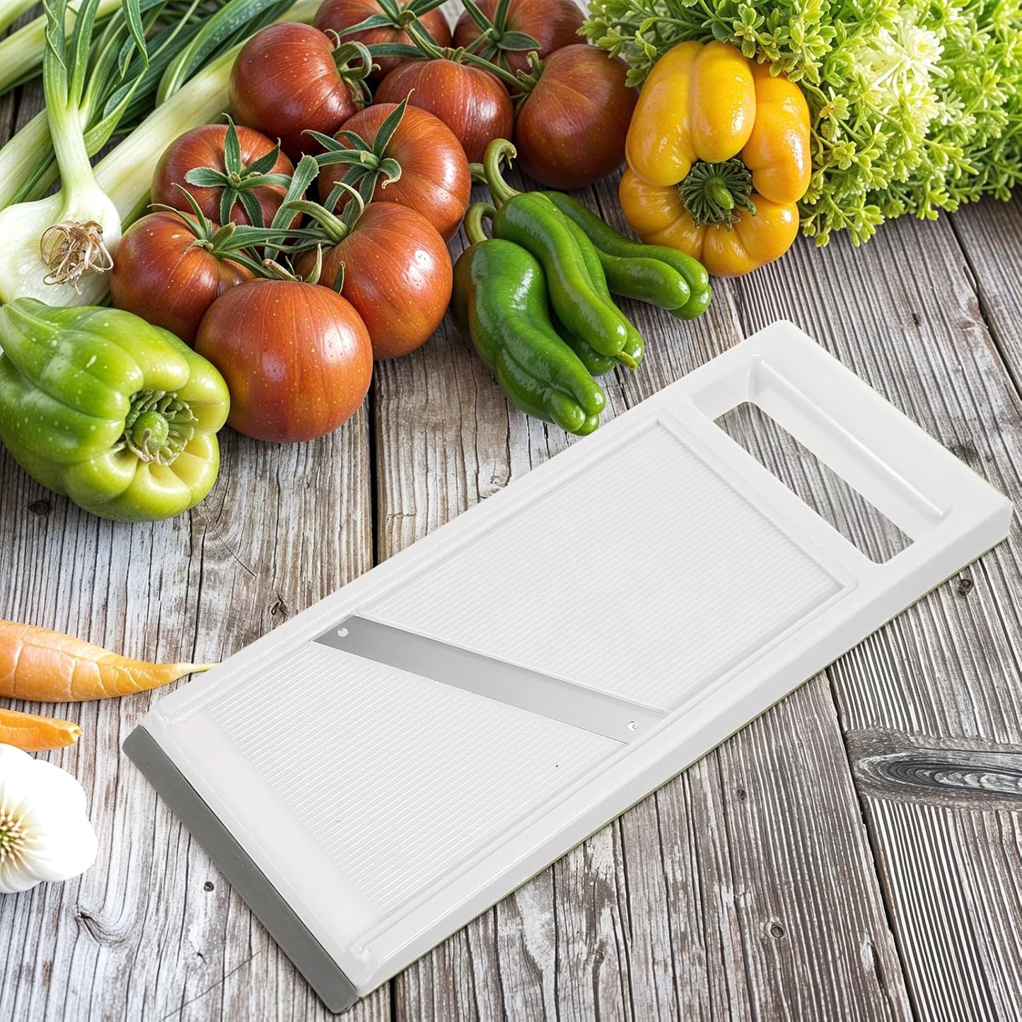 Hand Held Mandoline Slicer,Portable Handheld Vegetable Mandoline Slicer with Stainless Steel Blade, Cucumber Clicer Thin for Vegetables,Fruits,Potatoes,Cheese,Carrots,Quick Uniform Slice