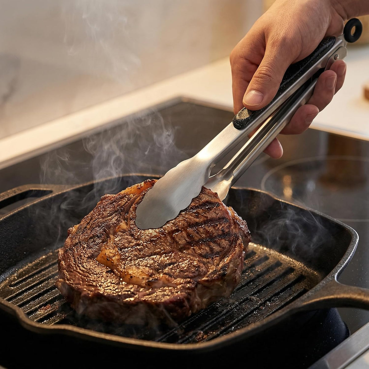 Stainless Steel Cooking Spoon Set, Serving,Slotted & Ladle