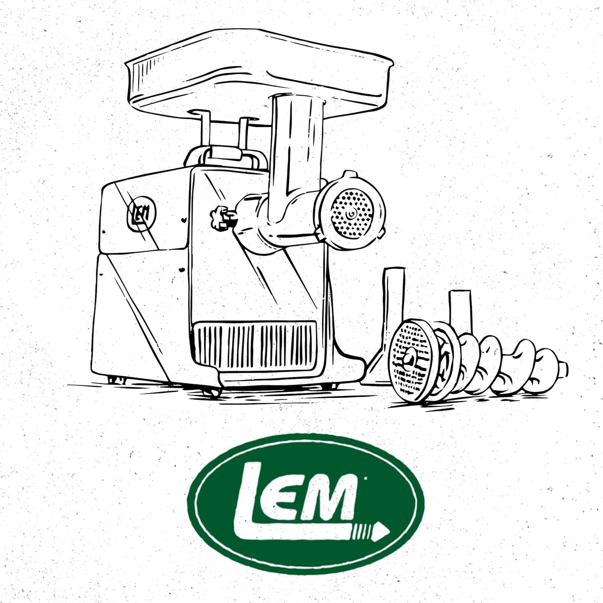 LEM Burger Press Heavy Duty Non-Stick Adjustable Locking Wing Nut Products 534