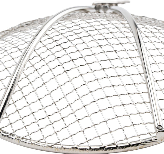 Winco Round Wire Skimmer, 12-Inch,Nickel,Medium