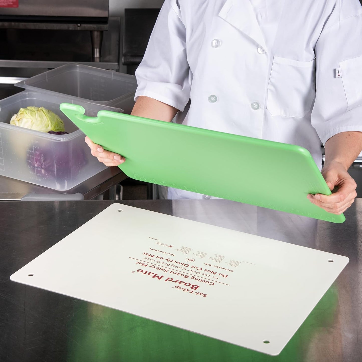 Carlisle FoodService Products CBM1016 Saf-T-Grip Board-Mate Nonslip Cutting Board Mat, 16" Width x 10" Height (Pack of 1)