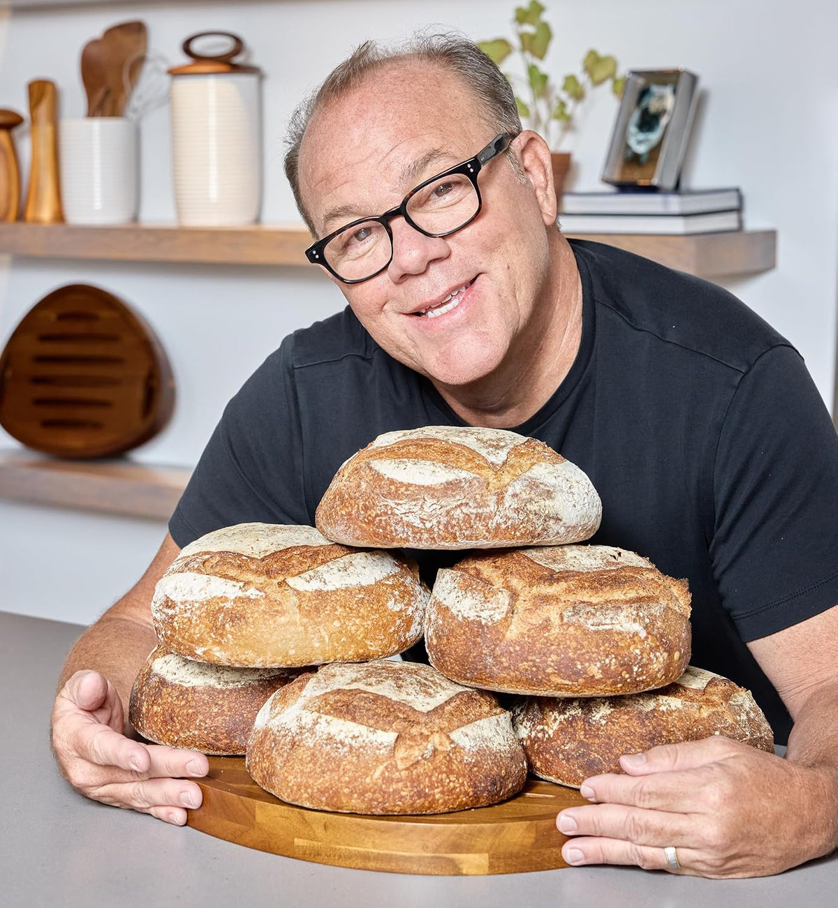 nambe x Tom Papa Breaking Bread Scraper