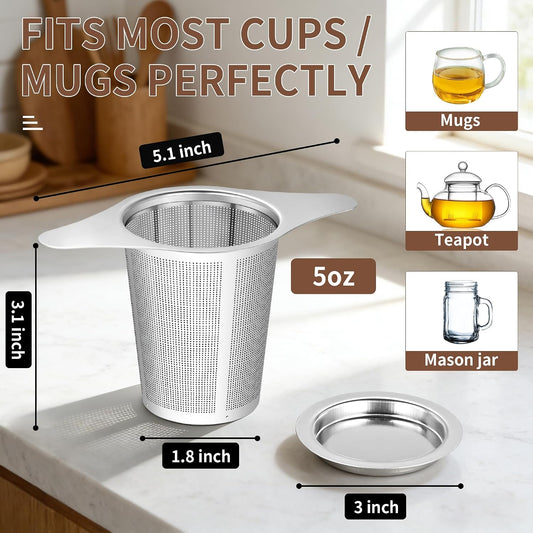 Supercenter Tea Infuser Stainless Steel Steeper Tea Strainers Loose Tea