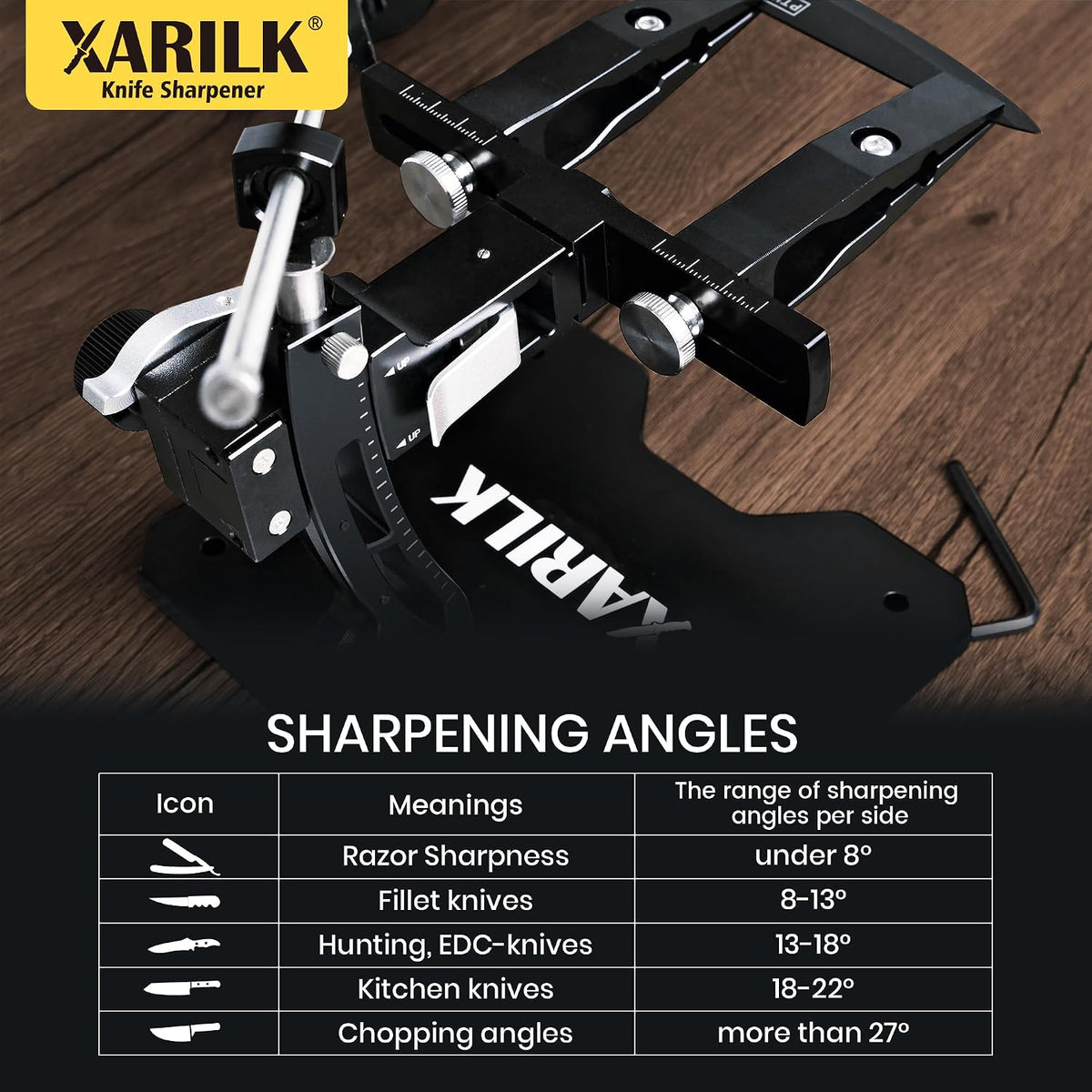 Foldable Knife Sharpening System, Portable Design