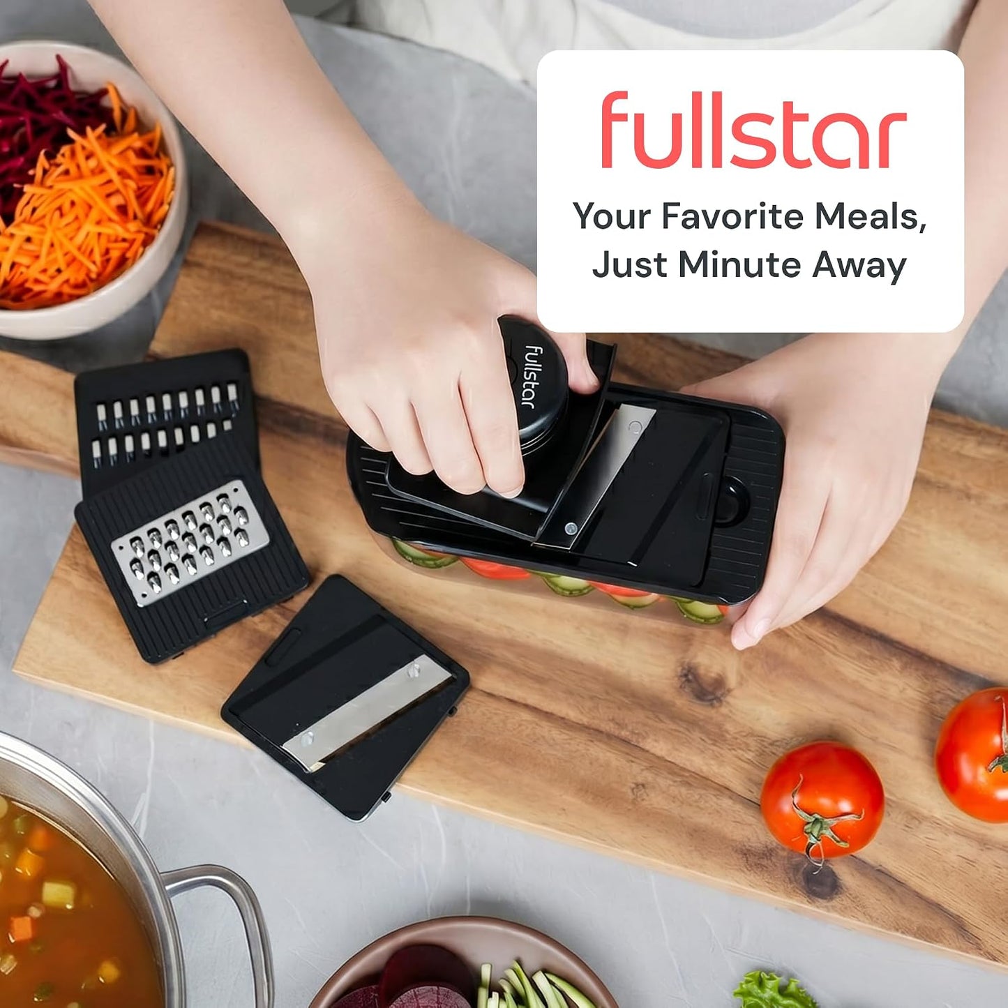 Fullstar Essential Mandoline Vegetable Slicer & Julienne Cutter