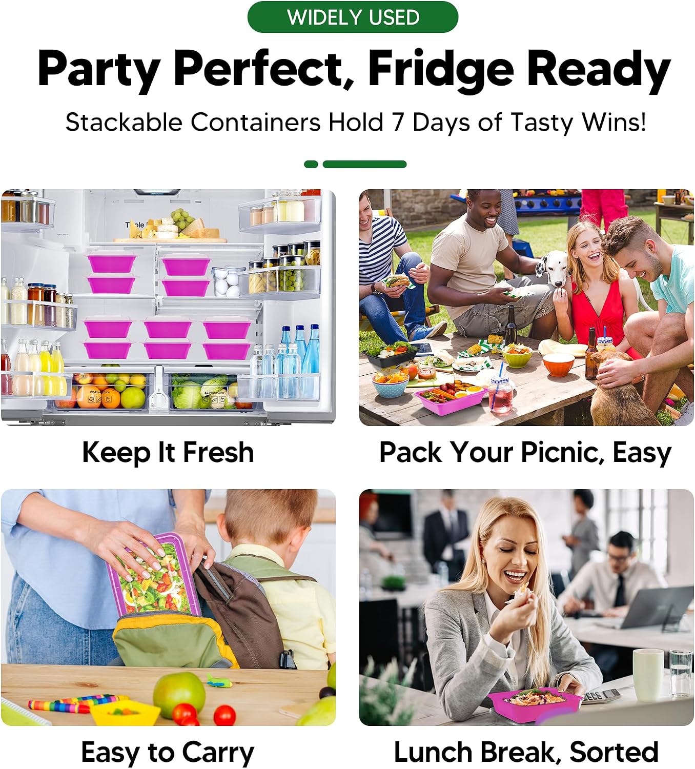 50 Pack Meal Prep Containers with Lids 38oz - BPA-Free, Reusable, Leakproof Food Storage Containers - Microwave/Dishwasher/Freezer Safe, To Go Take Out Plastic Food Storage Pans(Blue)