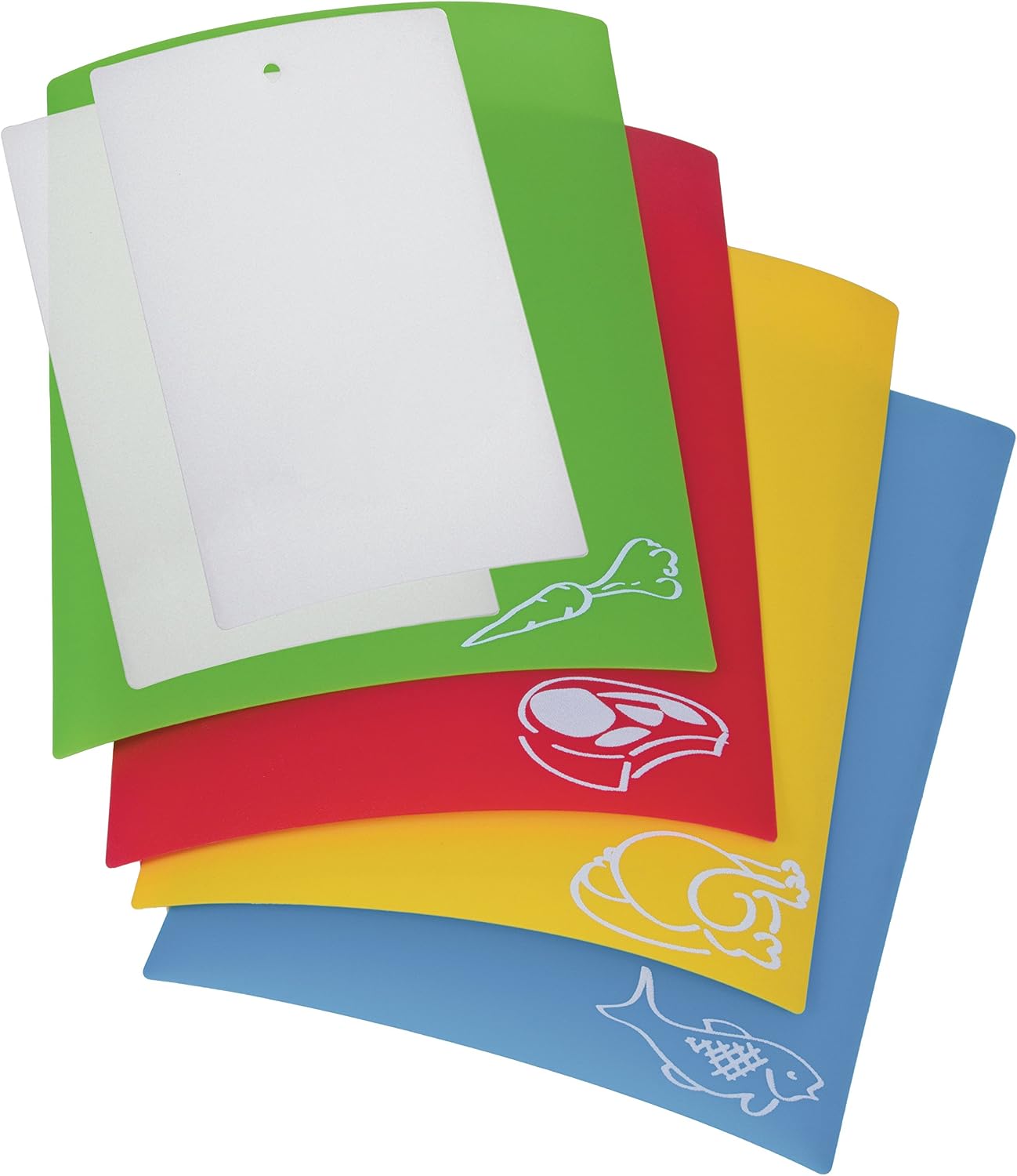 PrepWorks Progressive Chopping Mats, 6 Piece Set, Multicolor