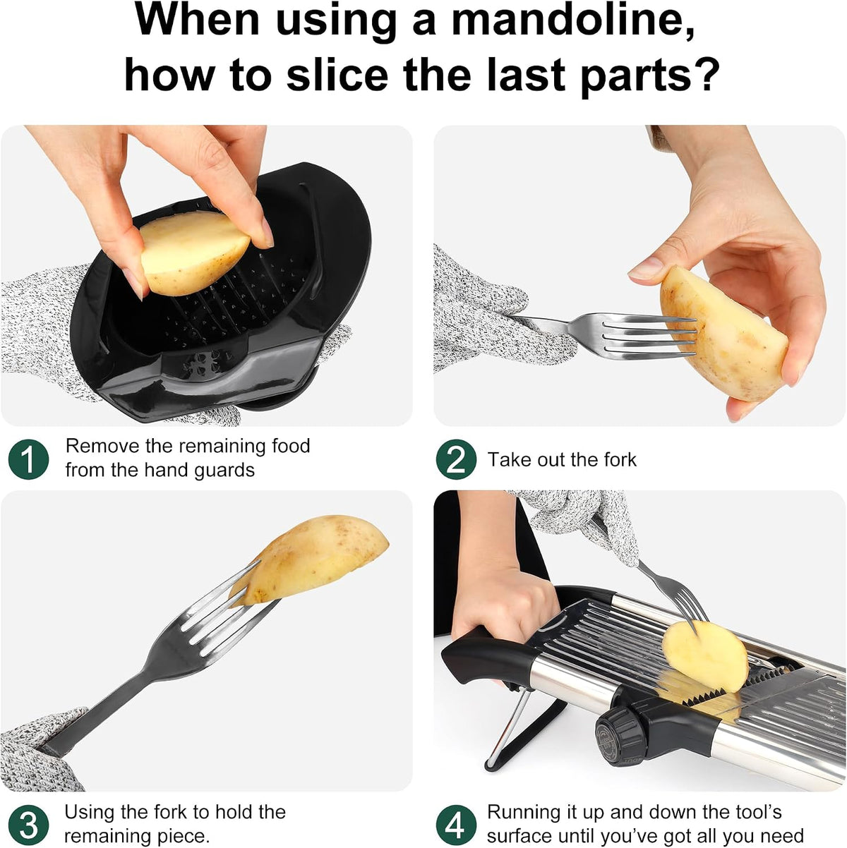 -BINGBING- Mandoline Slicer for Kitchen, Adjustable Mandoline Food Slicer