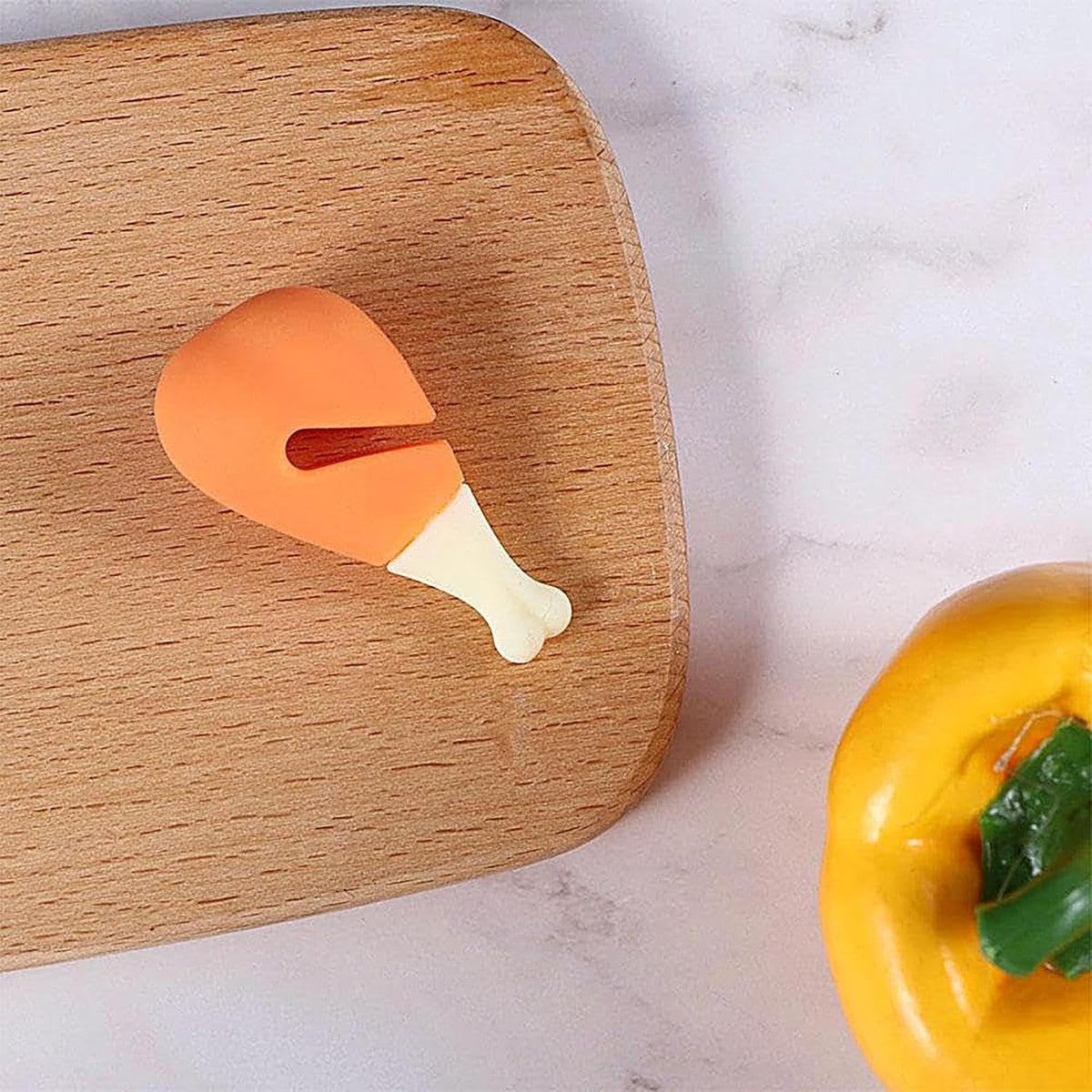 Pot Lid Lifter Silicone Chili Pepper - Spill Proof Device | 3 Pack
