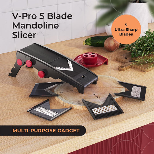 Mueller Mandoline Slicer for Kitchen, 5-Blade,