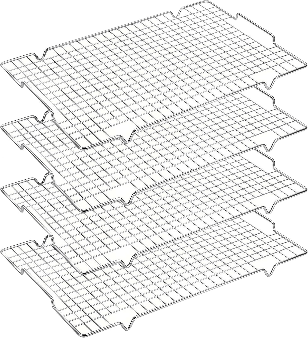 HULISEN Cooling Rack, 16 x 10 Inch Nonstick Baking Rack with Handles