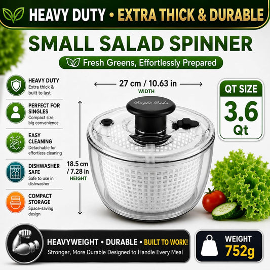 Good Grips Salad Spinner 6.3 Qt – Large Lettuce Spinner & Salad Cleaner with Bowl & Lid, Fruit Washer, Vegetable Cleaner, Strainer Bowl, Fast Drying Multipurpose Kitchen Tool