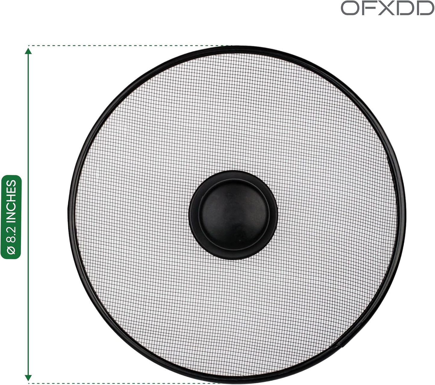Stainless Steel Splatter Screen for Pan - Set Of 2: 8.2", 8.2" - Safe Protection Shield for Frying Grease Splash - Fry Oil Guard for Cooking