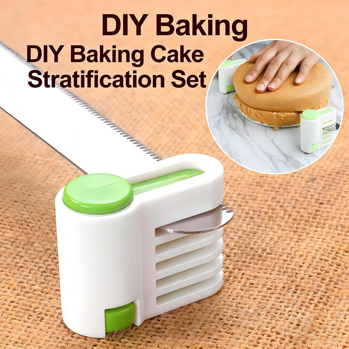 Cake Leveler, 2-Pack for up to 10-Inch Cakes