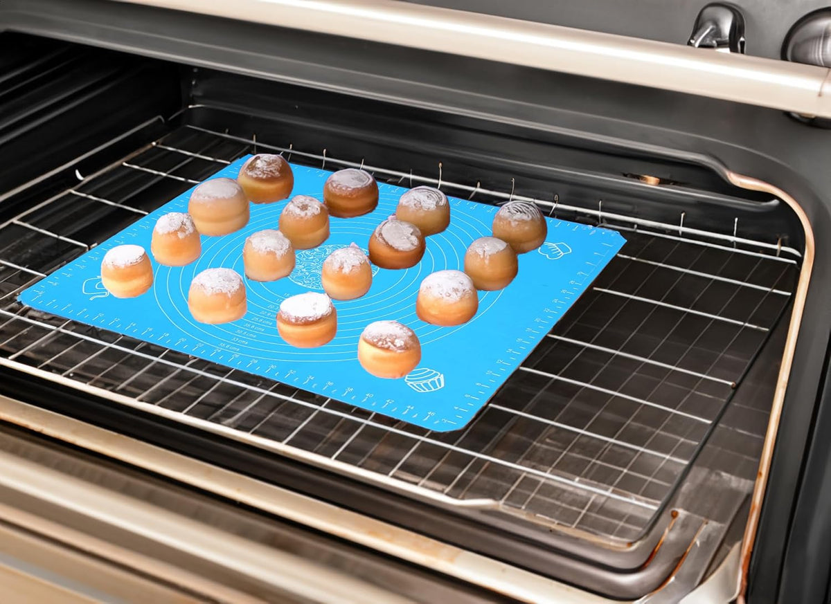 Silicone Baking Mat, 20" x 16", Blue