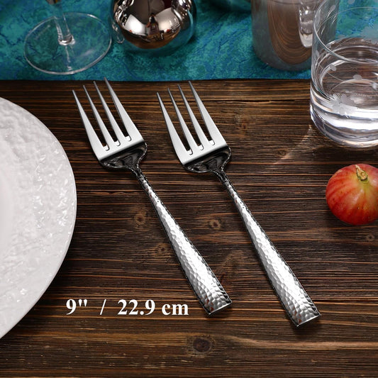 KEAWELL Premium Louis Hammered Serving Forks (Serving Forks)